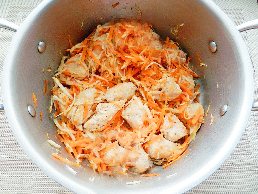 Індичка на пару з овочами (рецепт для схуднення)
